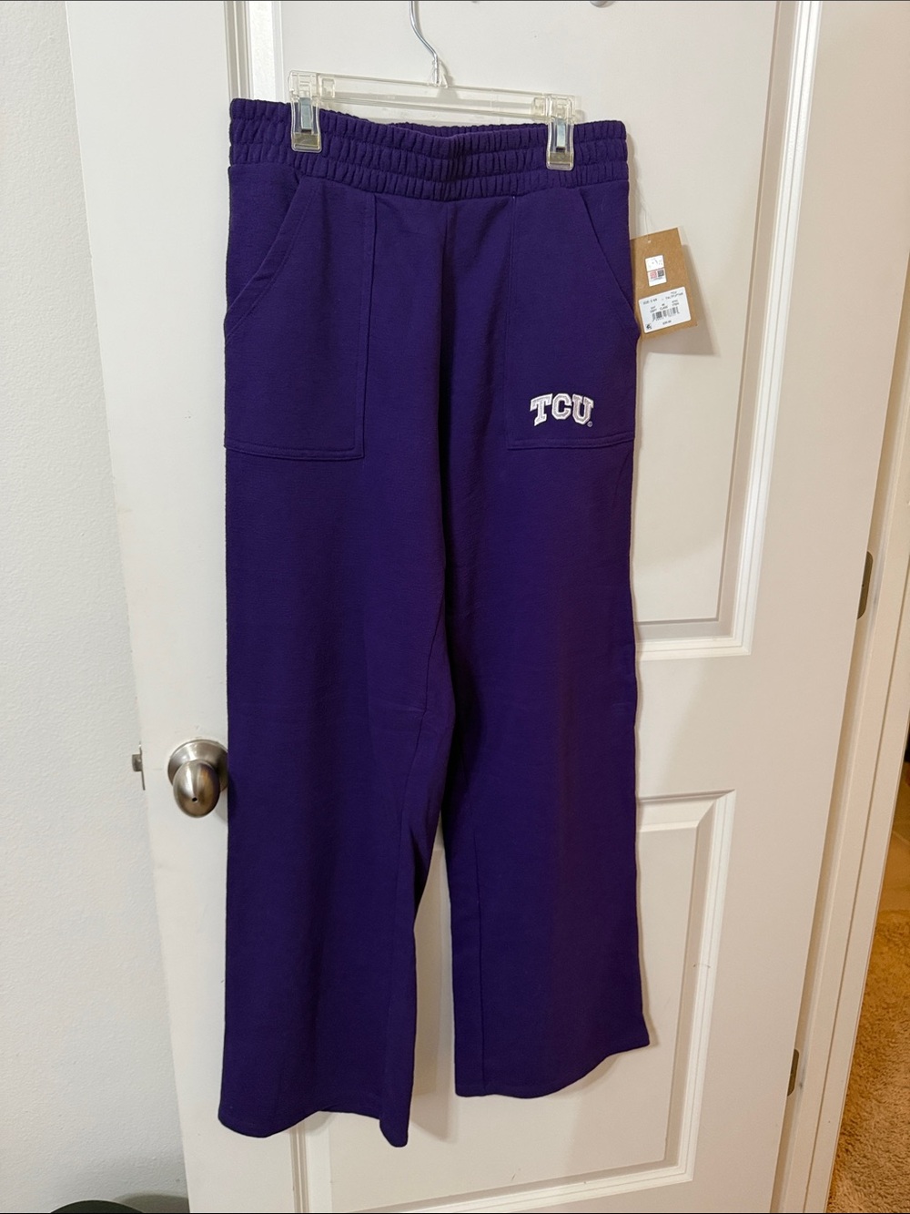 Rivalry Threads Purple TCU Relaxed Track Pants
